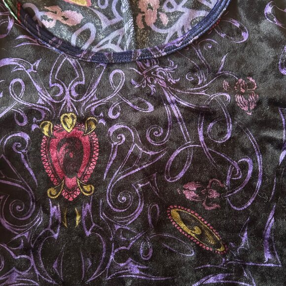 Vintage Betsey Johnson New York Velvet Top - Picture 2 of 11